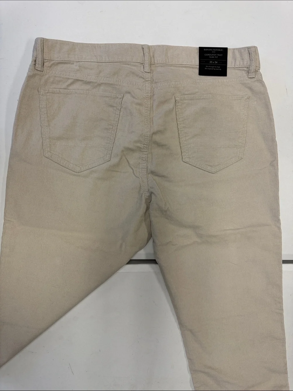 Banana Republic Men's Corduroy Pants in Beige 35x34